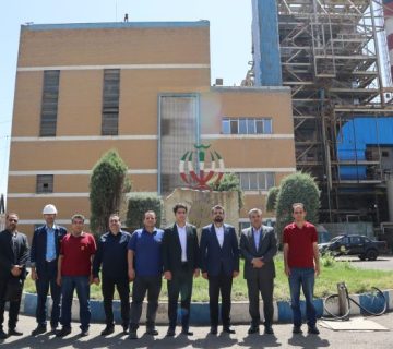 بازدید مدیر امور سرمایه گذاری بانک صادرات از نیروگاه منتظر قائم